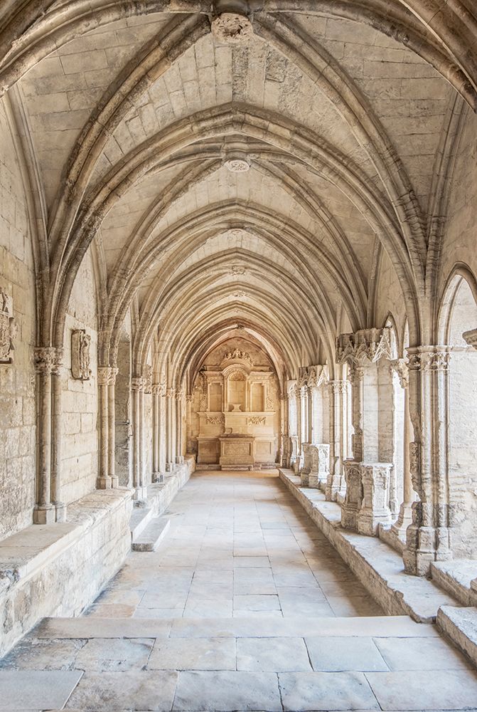 France, Provence, Arles. Saint Trophime Cloister completed in the 13th century art print by Rob Tilley for $57.95 CAD