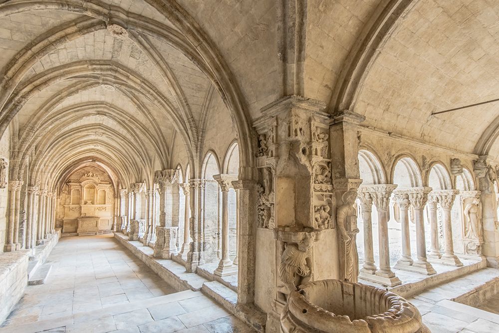 France, Provence, Arles. Saint Trophime Cloister completed in the 13th century art print by Rob Tilley for $57.95 CAD