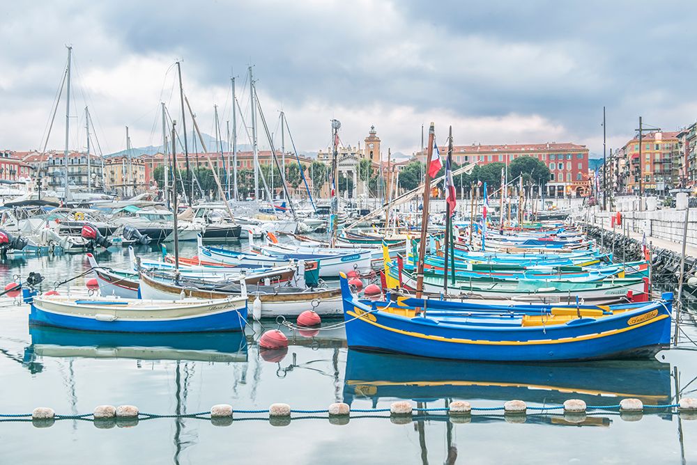 France, Cote d Azur, Nice. Port of Nice. art print by Rob Tilley for $57.95 CAD