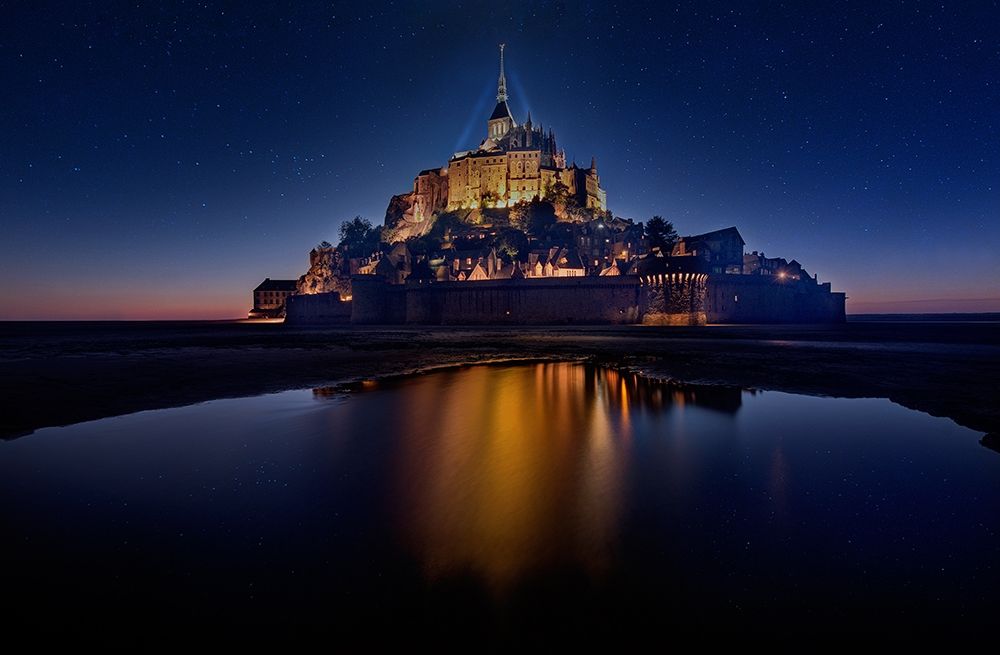 Mont Saint-Michel on the Normandy coast of France art print by Steve Mohlenkamp for $57.95 CAD