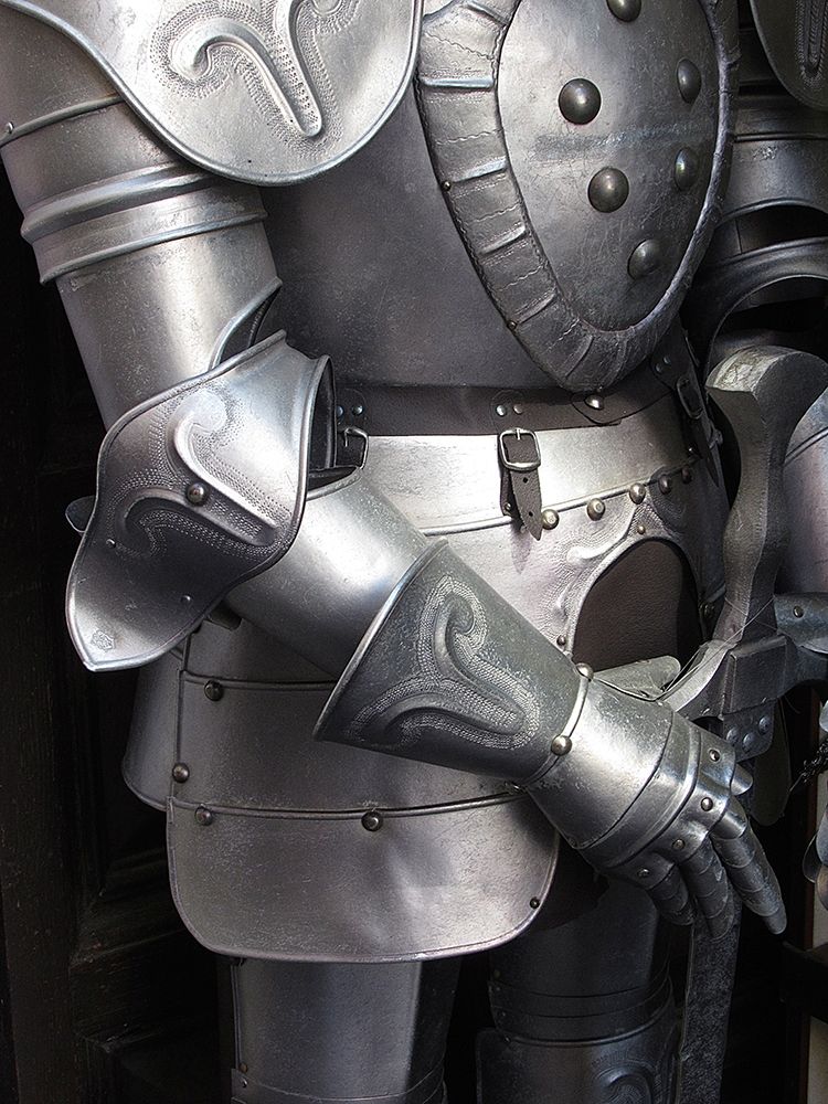 Shining armor in Mont Saint-Michel on the Normandy coast of France art print by Steve Mohlenkamp for $57.95 CAD