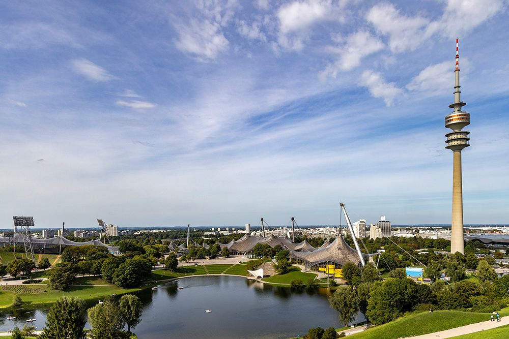 Olympic Park in Munich. Germany art print by Chuck Haney for $57.95 CAD