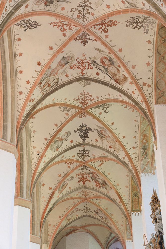 Germany, Mecklenburg-Vorpommern, Stralsund. St. Marys Church interior, Arched ceiling. art print by Emily M. Wilson for $57.95 CAD