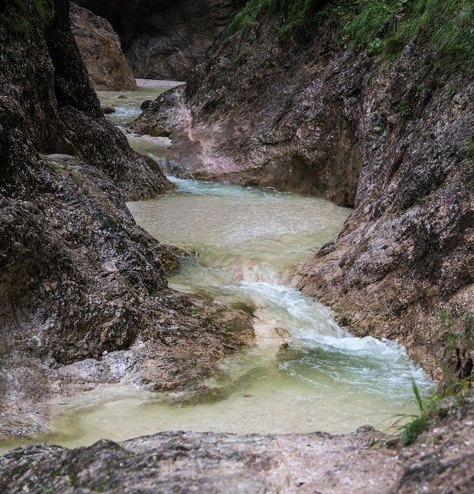Germany-Berchtesgaden-Almbach Gorge and Waterfall art print by Hollice Looney for $57.95 CAD