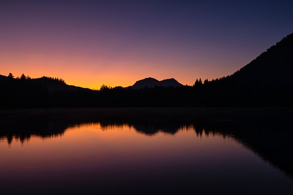 Germany-Bavaria-Ramsau bei Berchtesgaden-Lake Hintersee in Early Morning Light art print by Hollice Looney for $57.95 CAD