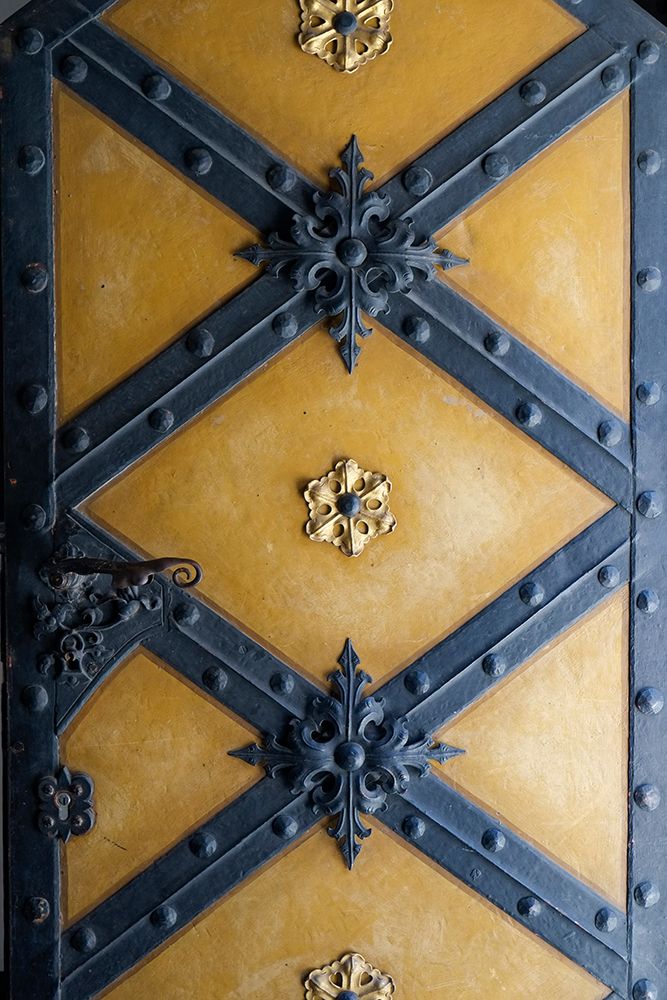 Munich-Germany Antique metal medieval door art print by Julien McRoberts for $57.95 CAD