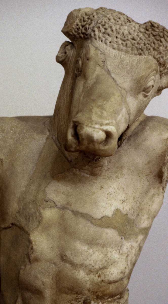 Greece, Athens Classical marble Minatour statue art print by Nancy Noble Gardner for $57.95 CAD