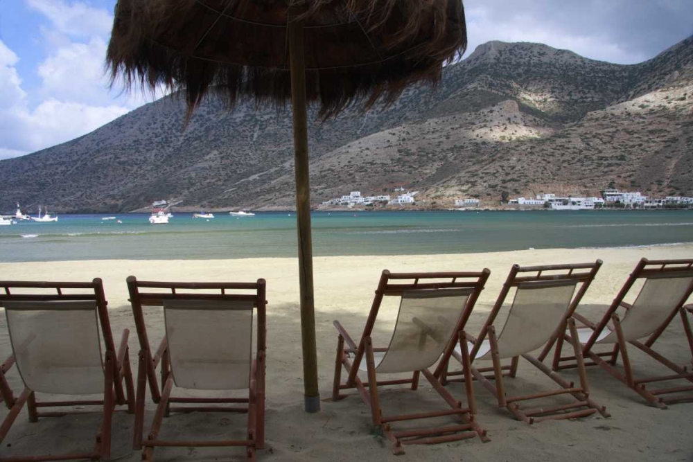 Greece, Cyclades, Sifnos Beach in Sifnos harbor art print by Nancy Noble Gardner for $57.95 CAD