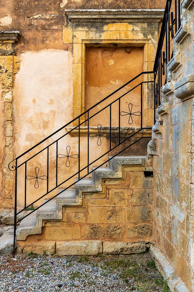 Greece, Crete, Rethymno. 16th century Eastern Orthodox Monastery. The Holy Monastery of Arkadi art print by Emily M. Wilson for $57.95 CAD
