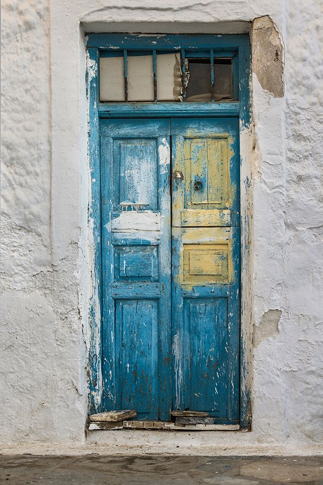 Blue Door, Mykonos, Greece art print by John Ford for $57.95 CAD