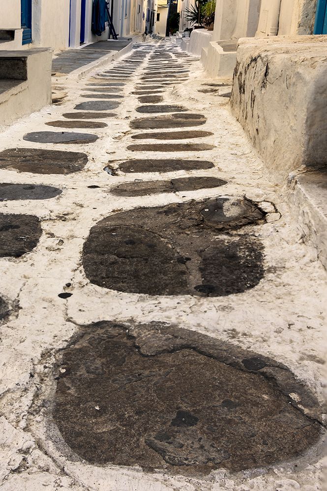 Mykonos Walkway, Greece art print by John Ford for $57.95 CAD
