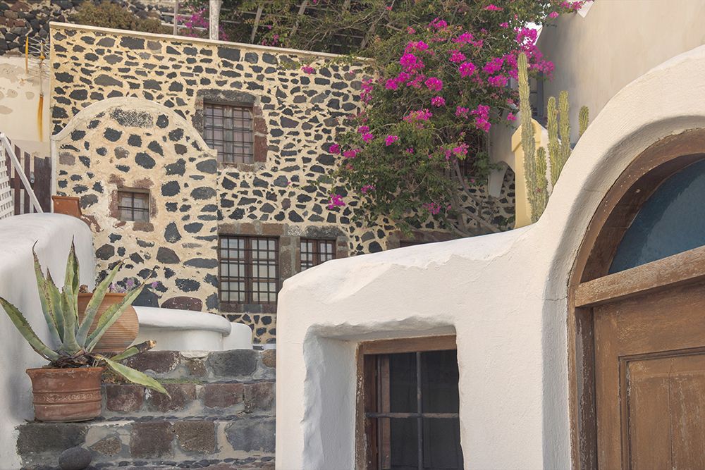 Entryway, Mykonos, Greece art print by John Ford for $57.95 CAD