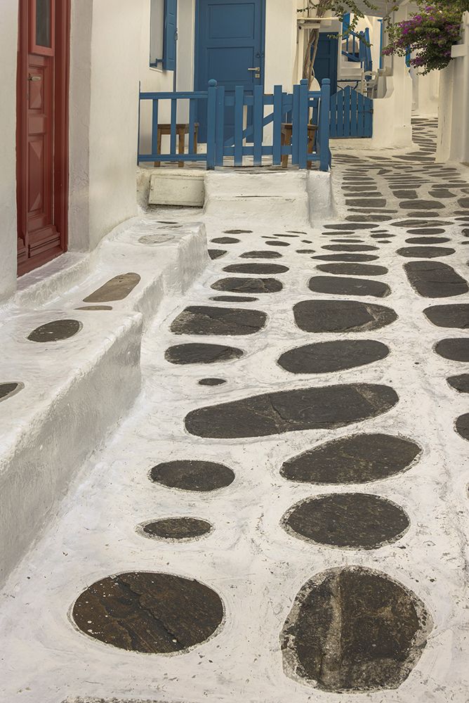 Mykonos Street, Greece art print by John Ford for $57.95 CAD