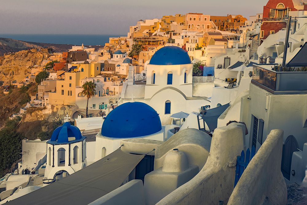 Morning Light, Ios, Santorini, Greece art print by John Ford for $57.95 CAD