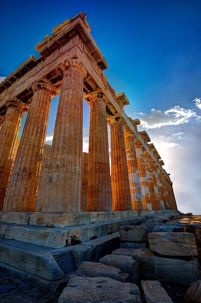 Parthenon on the Acropolis in Athens-Greece art print by Steve Mohlenkamp for $57.95 CAD