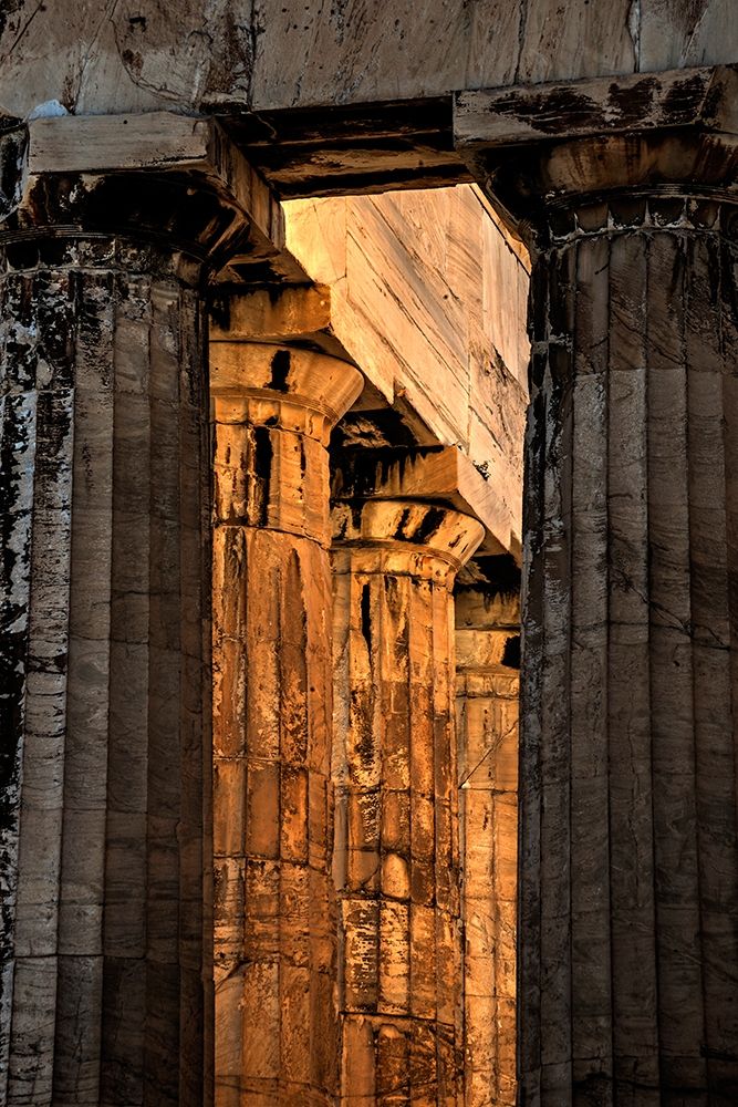 Parthenon columns on the Acropolis in Athens-Greece art print by Steve Mohlenkamp for $57.95 CAD