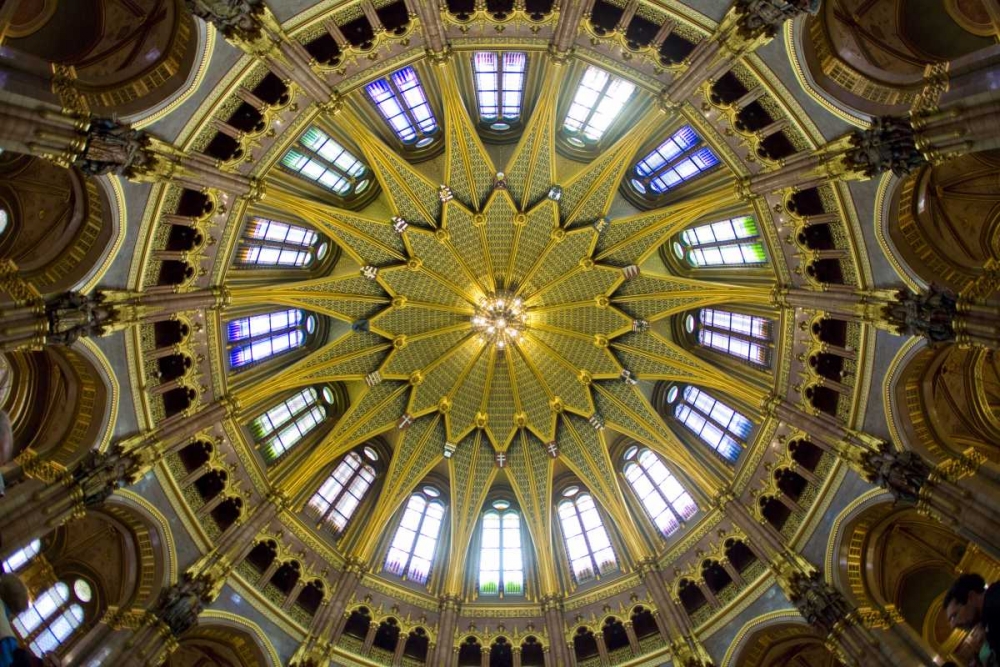 Hungary, Budapest Parliament Building interior art print by Jim Zuckerman for $57.95 CAD