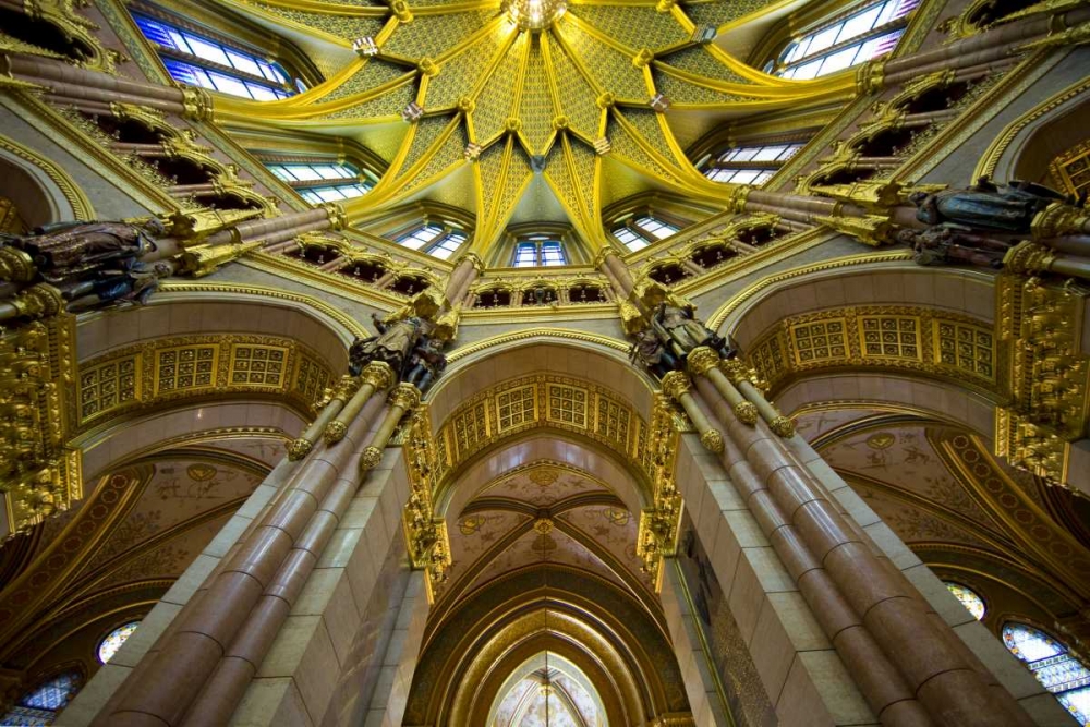 Hungary, Budapest Parliament Building interior art print by Jim Zuckerman for $57.95 CAD