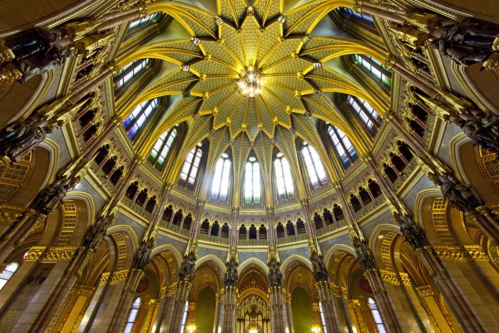 Hungary, Budapest Parliament Building interior art print by Jim Zuckerman for $57.95 CAD