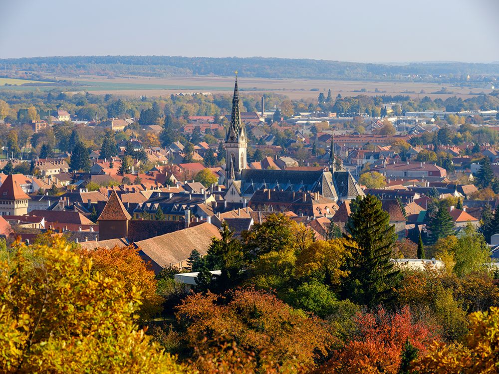The medieval town Koszeg in Western Transdanubia close to the Austrian border- Hungary art print by Martin Zwick for $57.95 CAD