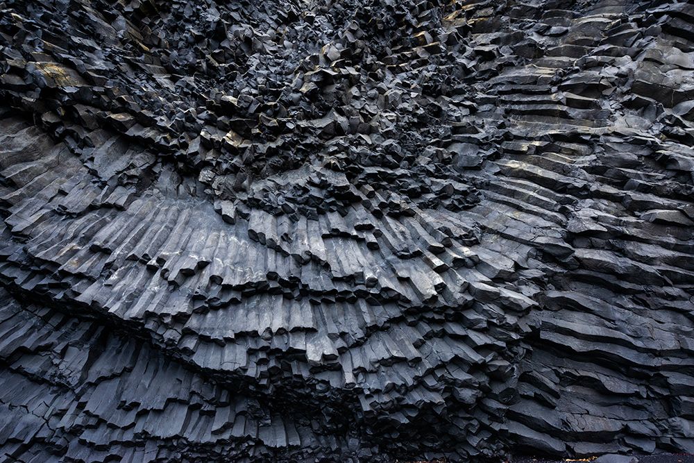 Vik, Iceland. Close view of basalt rock. art print by Alison Wright for $57.95 CAD
