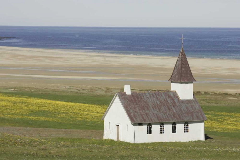 Iceland Isolated Christian church near the beach art print by Arthur Morris for $57.95 CAD