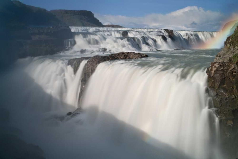 Iceland The Hvita River and Gullfoss waterfall art print by Don Grall for $57.95 CAD