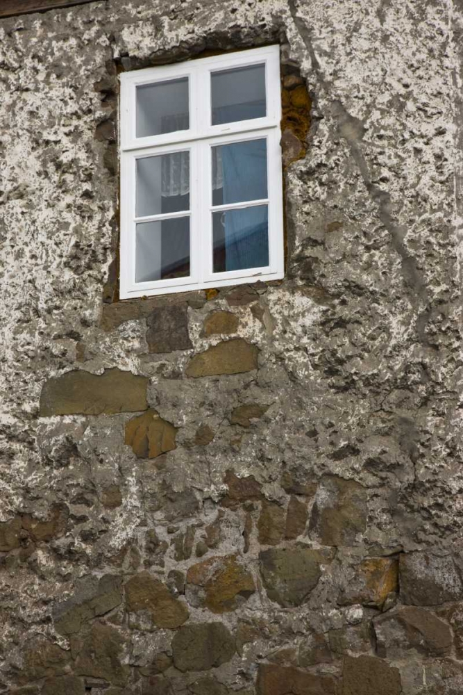 Iceland, Akureyri Window of an old stone house art print by Don Grall for $57.95 CAD