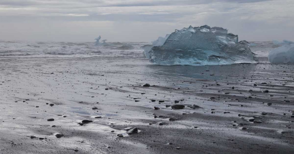 Iceland Iceberg pieces from Jokulsarlon Lagoon art print by Bill Young for $57.95 CAD
