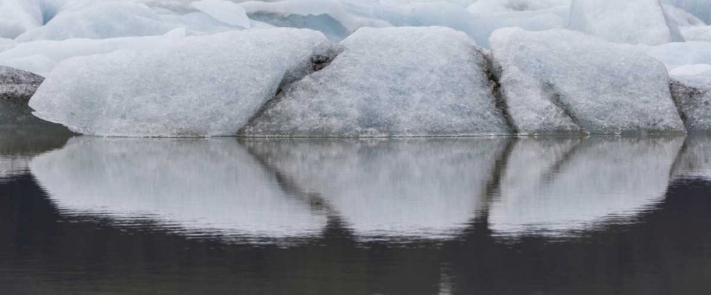 Iceland Fjallsjokull Glacier reflects in water art print by Bill Young for $57.95 CAD
