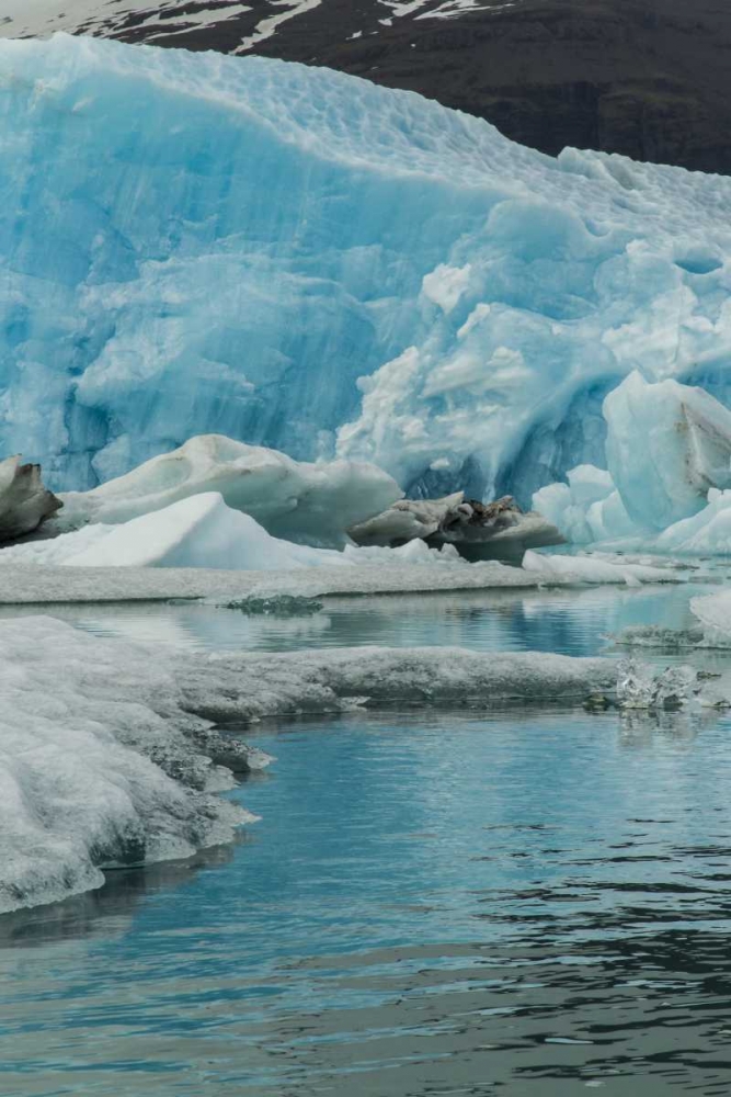 Iceland, Jokusarlon Iceberg reflects in water art print by Cathy and Gordon Illg for $57.95 CAD