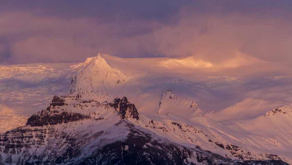 Iceland Landscape of glacier at sunset art print by Bill Young for $57.95 CAD