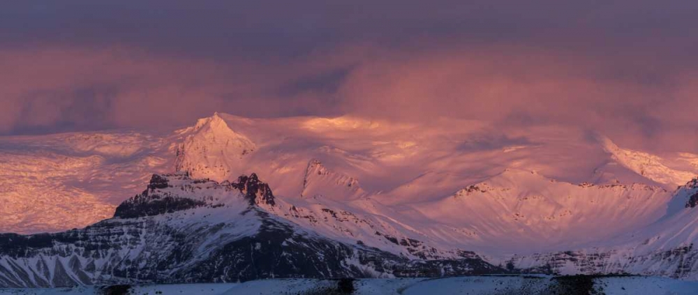 Iceland Landscape of glacier at sunset art print by Bill Young for $57.95 CAD