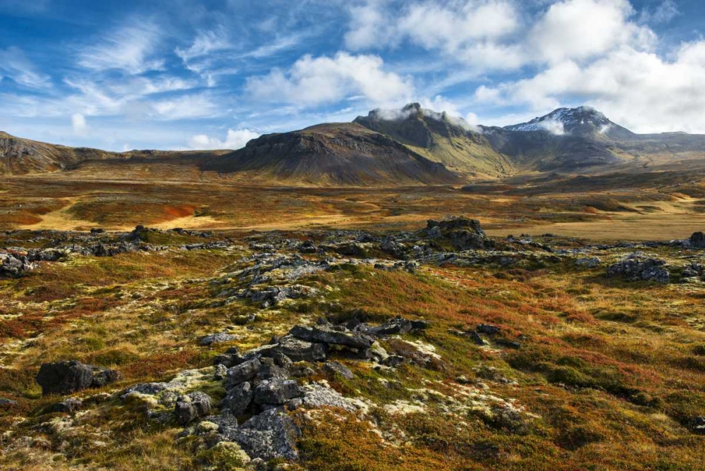 Iceland, Snaefellsnes Peninsula Autumn landscape art print by Dennis Kirkland for $57.95 CAD