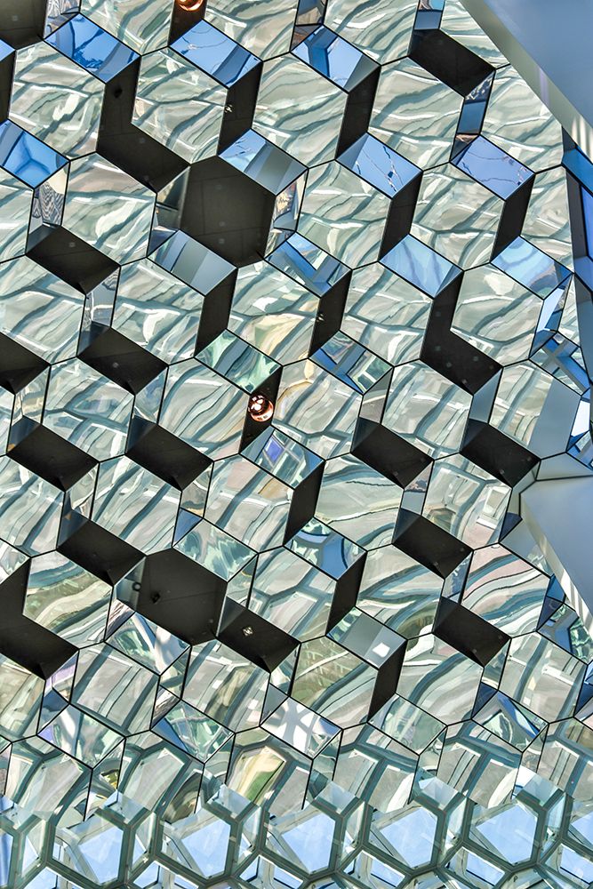 Iceland, Reykjavik. The concert hall Harpa art print by Hollice Looney for $57.95 CAD