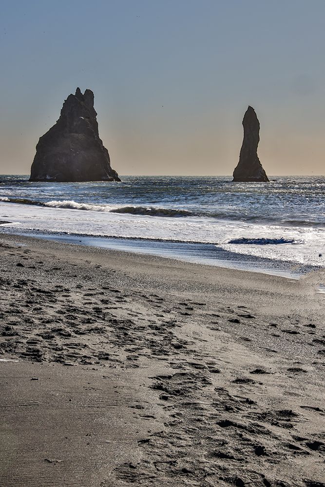 Iceland, Vik. Reynisfjara black sand beach art print by Hollice Looney for $57.95 CAD
