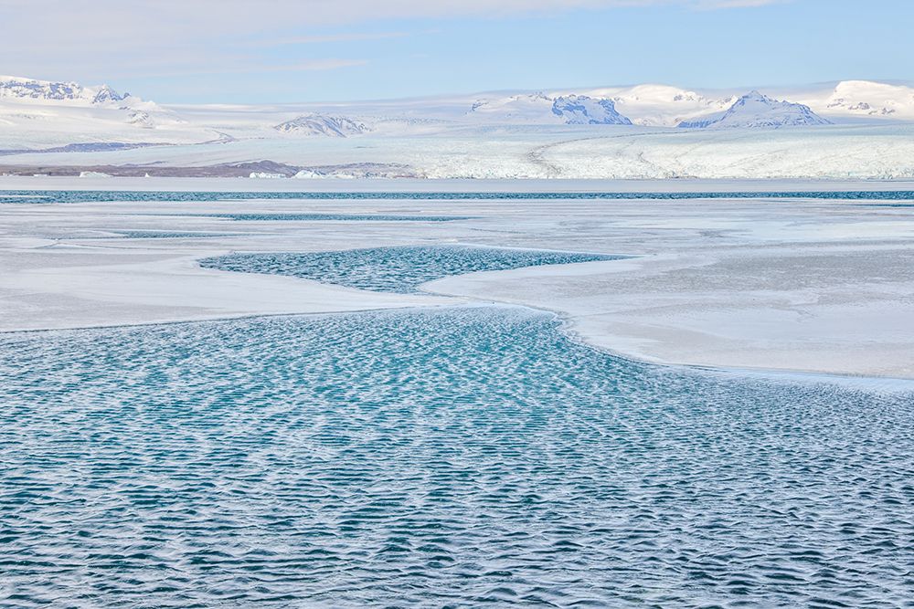 Iceland, Fjallsarlon Glacier Lagoon art print by Hollice Looney for $57.95 CAD