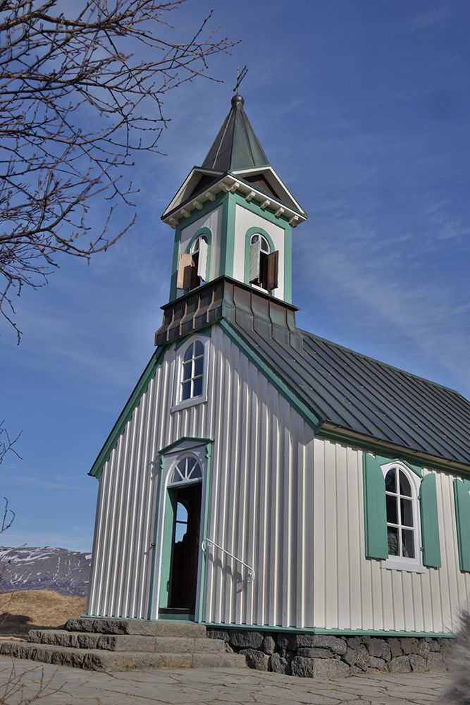 Iceland, Thingvellir National Park. Althing, open air parliament met here from 930 AD until 1798. art print by Hollice Looney for $57.95 CAD