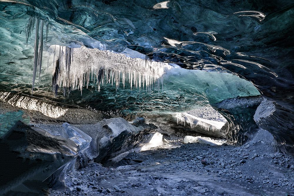 Iceland. Ice cave near Fjallsarlon art print by Hollice Looney for $57.95 CAD