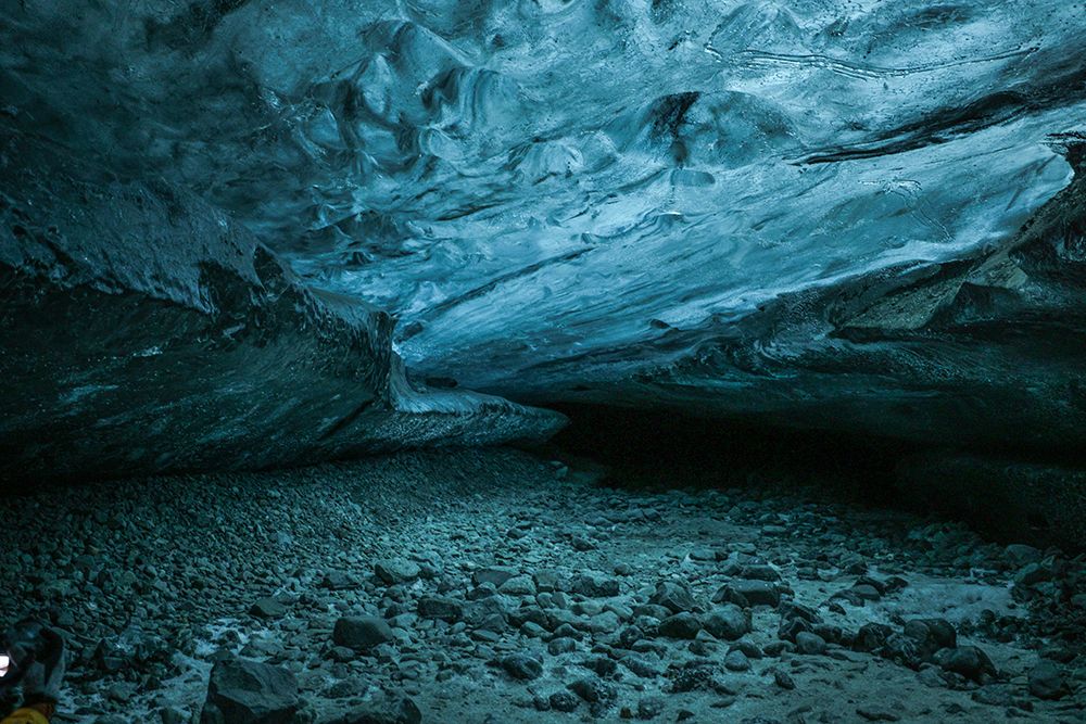 Iceland. Ice cave near Fjallsarlon art print by Hollice Looney for $57.95 CAD