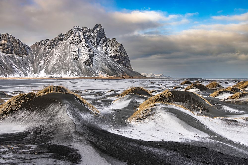 Mount Vestrahorn after snow, Iceland art print by John Ford for $57.95 CAD