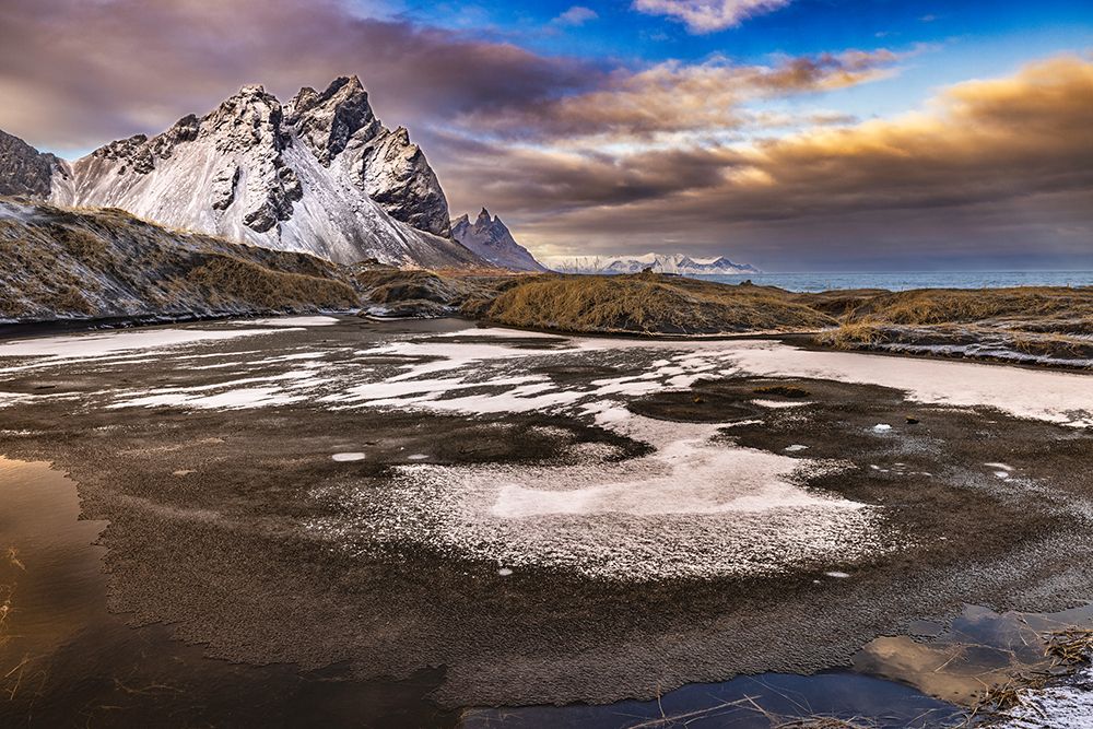 Mount Vestrahorn after snow, Iceland art print by John Ford for $57.95 CAD