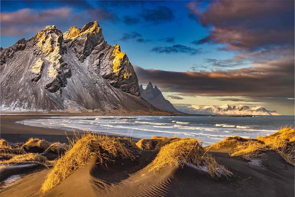 Mt. Vestrahorn with dunes, Iceland art print by John Ford for $57.95 CAD