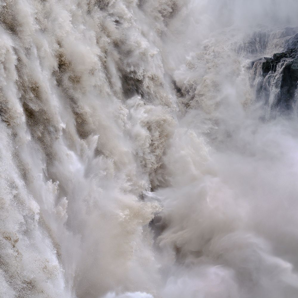 Waterfall Dettifoss in the Vatnajokull National Park-Jokulsargljufur- Iceland art print by Martin Zwick for $57.95 CAD