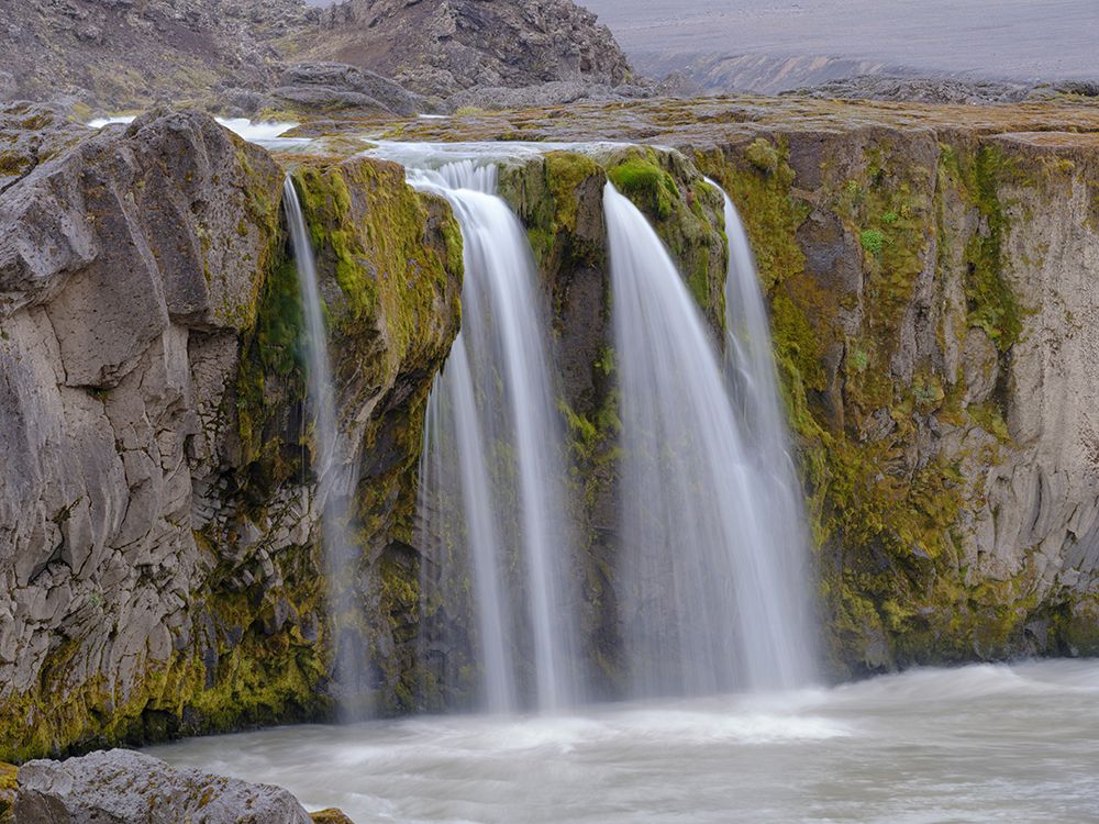 Waterfall Hrafnabjargafoss-Europe- Iceland art print by Martin Zwick for $57.95 CAD