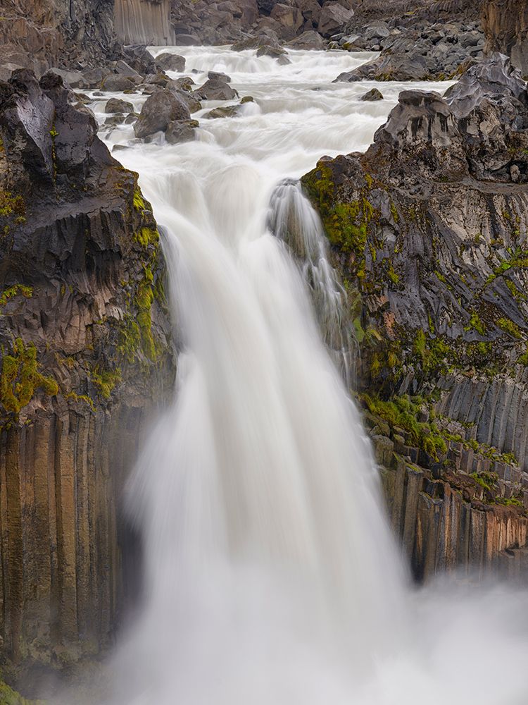 Aldeyjarfoss waterfall. The highlands of Iceland at the Sprengisandur slope. Europe- Iceland. art print by Martin Zwick for $57.95 CAD