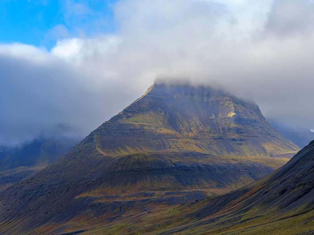 Iceland. Haukadalur in Dyrafjordur during autumn. art print by Martin Zwick for $57.95 CAD