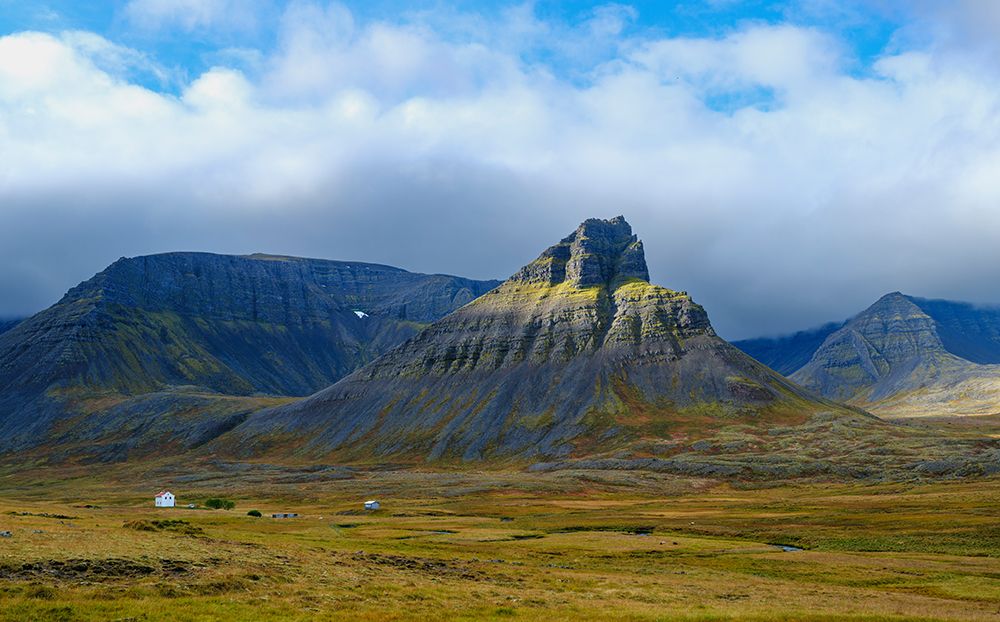 Iceland. Keldudalur and Gjalpardalur in Dyrafjordur during autumn. art print by Martin Zwick for $57.95 CAD