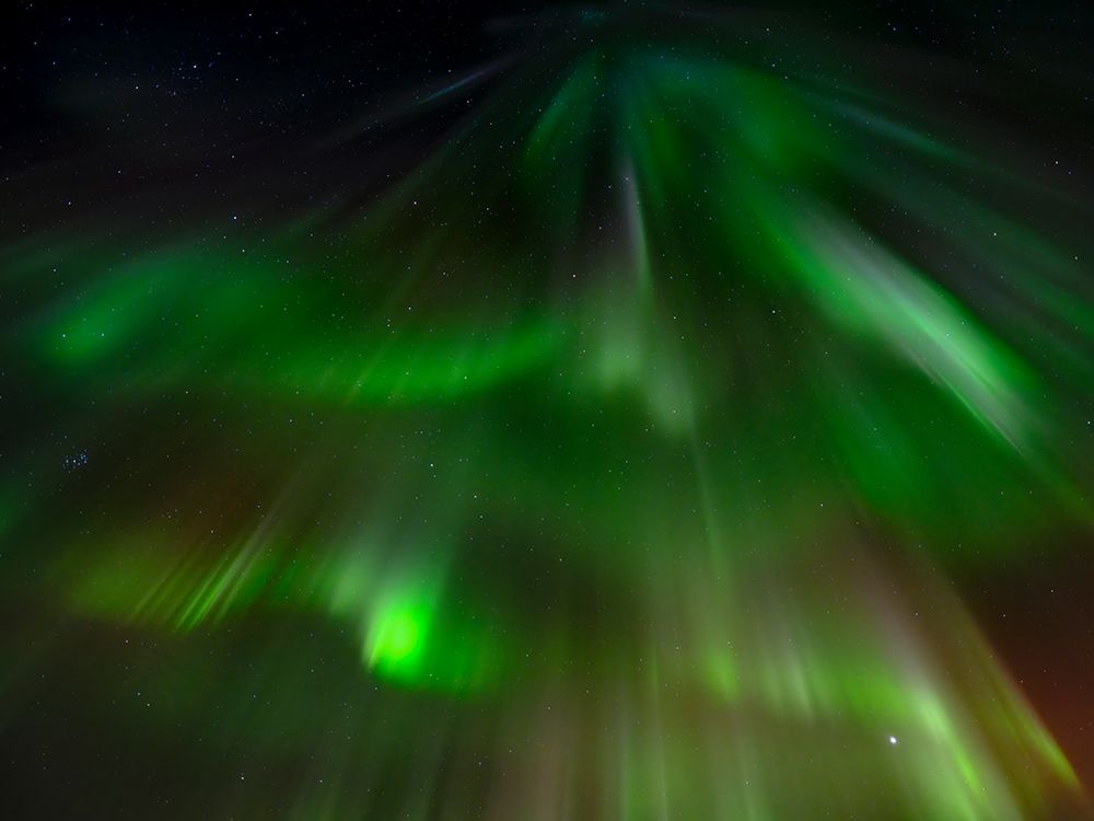 Iceland. Northern Lights over Isafjordur, the capital of the Westfjords during autumn. art print by Martin Zwick for $57.95 CAD