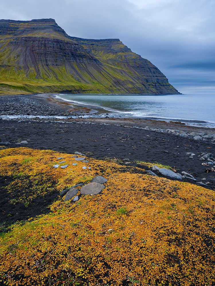 Iceland. Skalavik near Bolungarvik during autumn. art print by Martin Zwick for $57.95 CAD